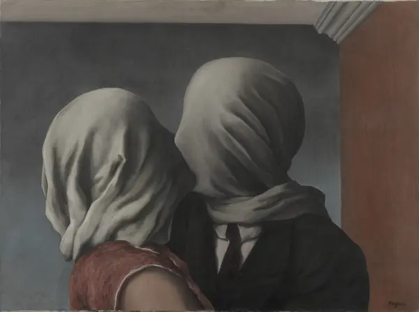 The Lovers by Rene Magritte