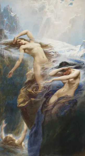 The Mountain Mists by Herbert James Draper