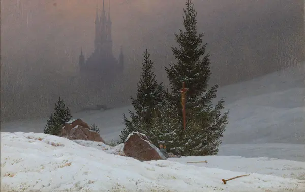 Winter Landscape by Caspar David Friedrich